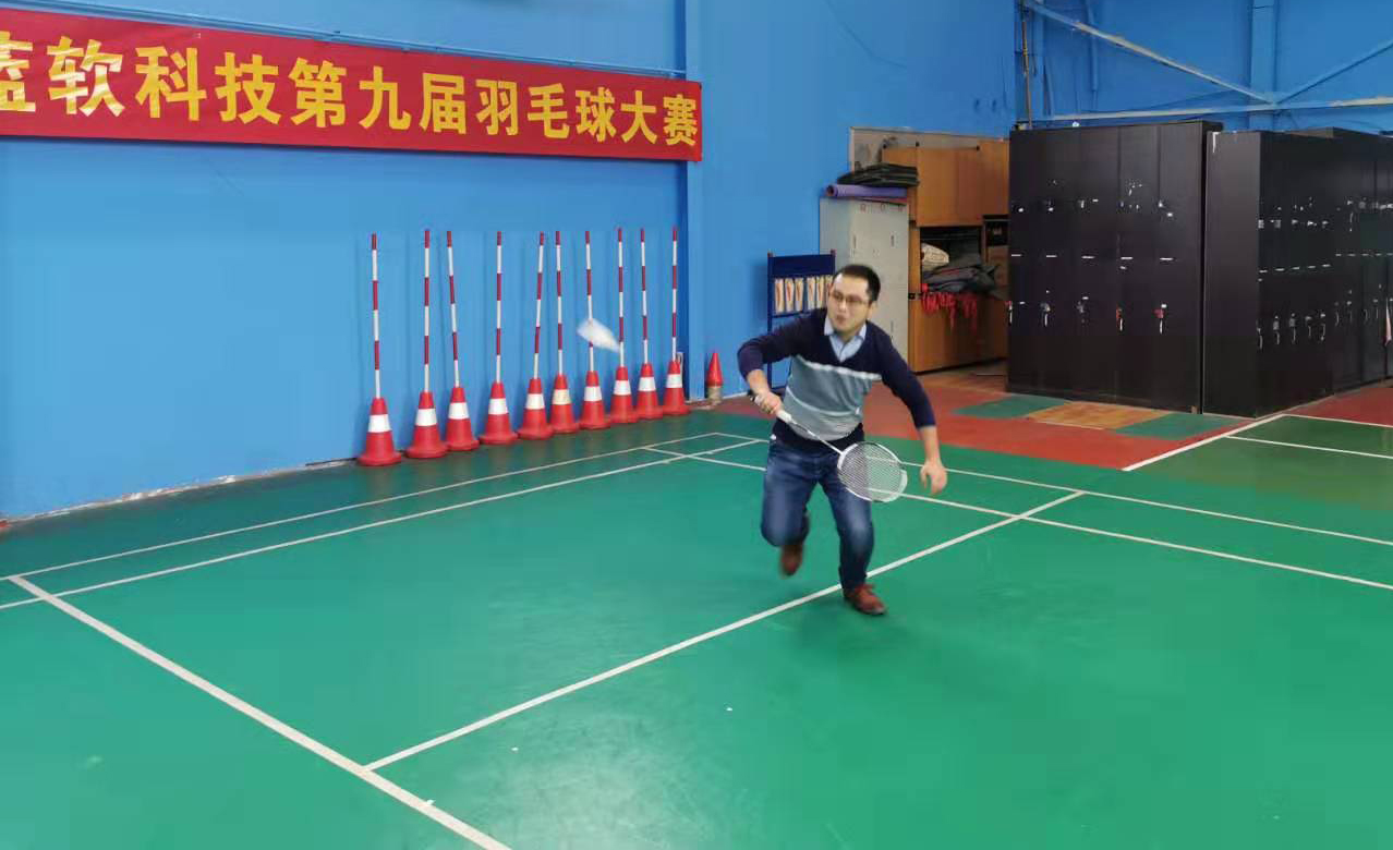 河南藍(lán)軟科技有限公司第九屆羽毛球大賽